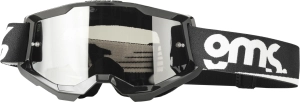 GMS STRATA 2 GOOGLE BLACK SILVER MIRROR LENS