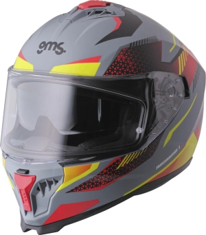 SISAK GMS GELERO GELERO MATT GREY-YELLOW-RED